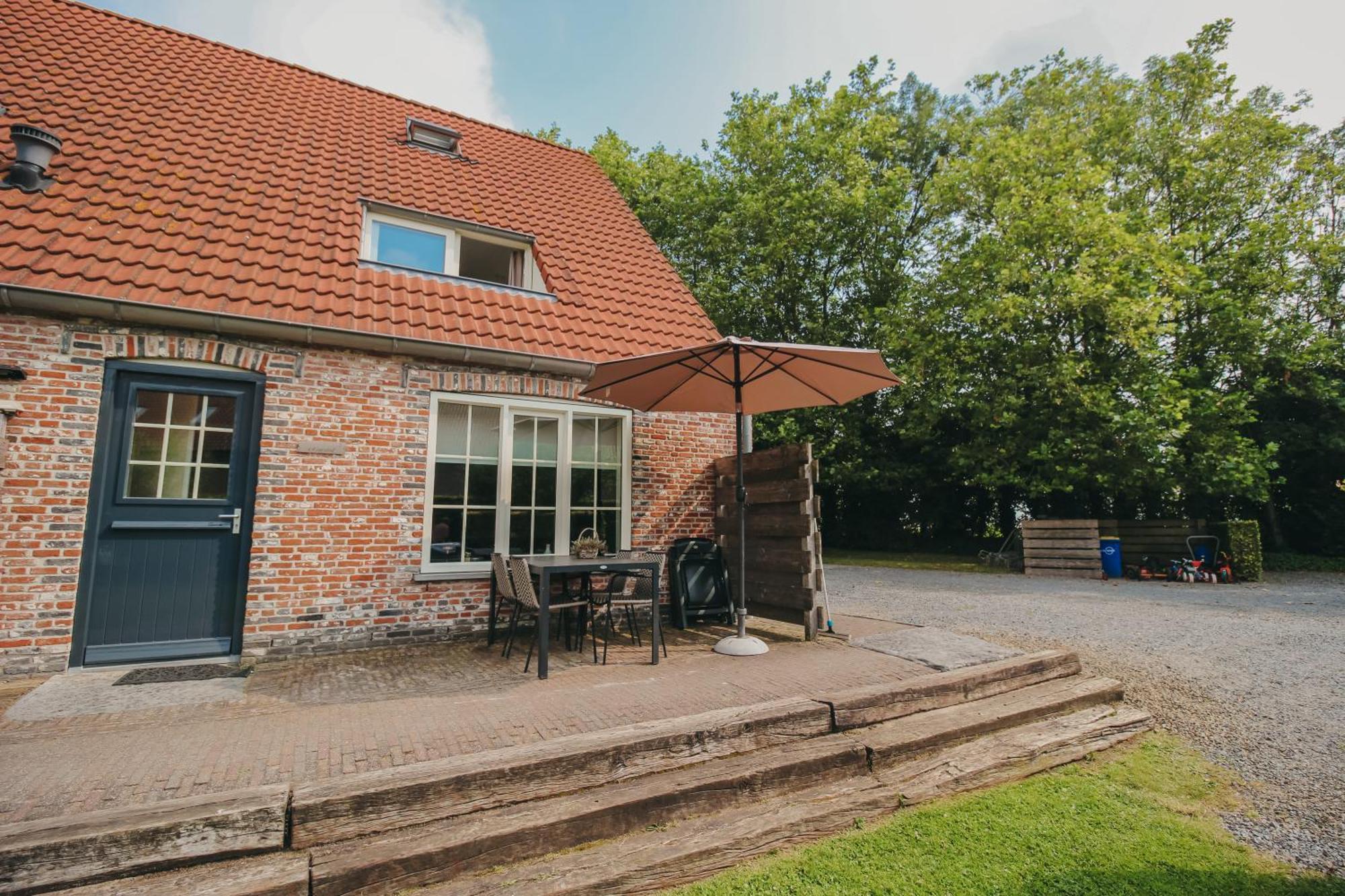 Accommodatie In Herbouwde Boerenschuur Koestal Retranchement Exterior foto